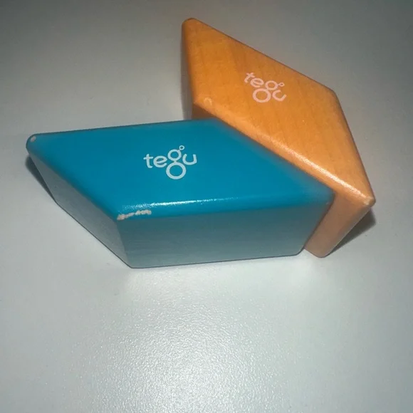 Tegu 13 Piece Classic Magnetic Wooden Block Building Toy Set - Picture 3 of 7